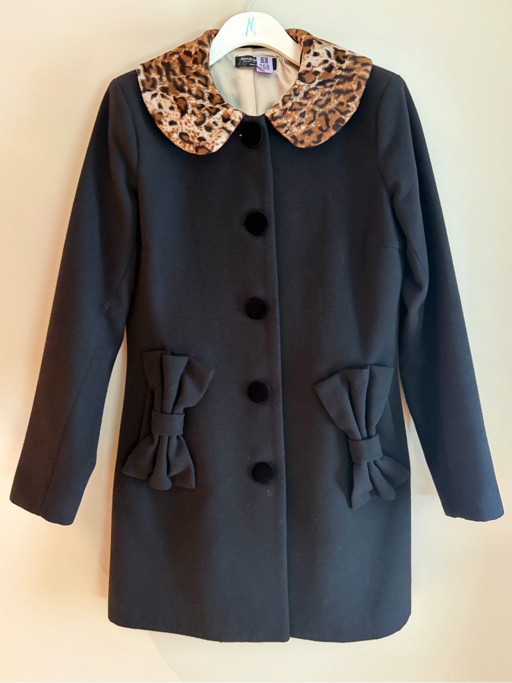 Rinascimento size L 3/4 wool coat